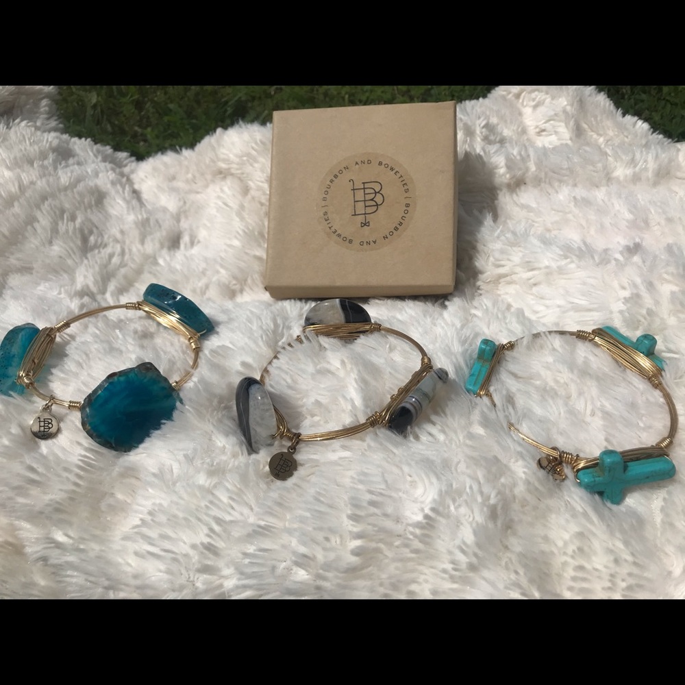 3 Bourbon and Bowties bangles.